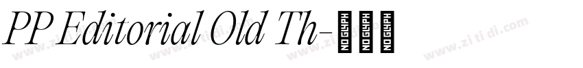 PP Editorial Old Th字体转换